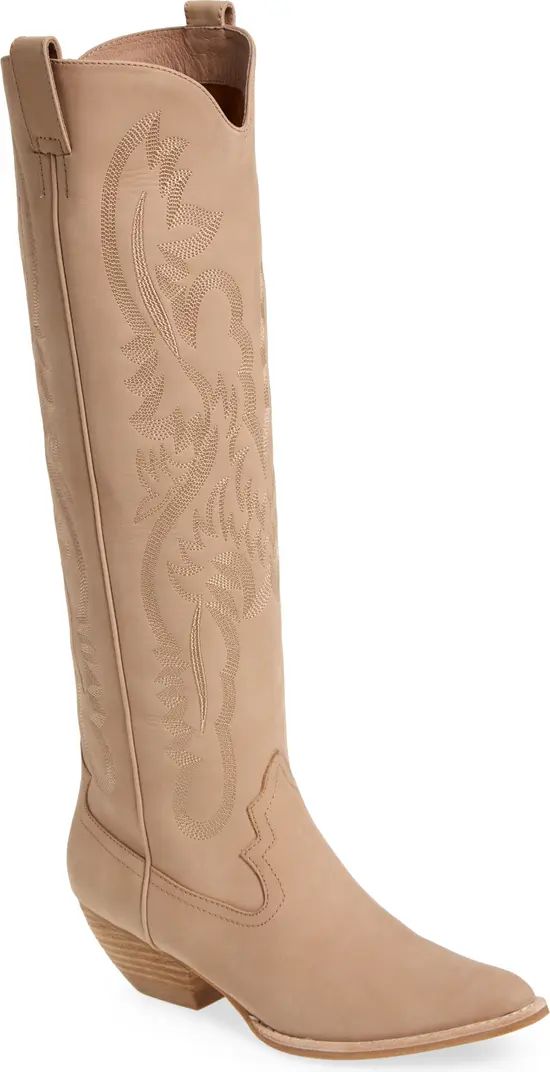 Calvera 2K Western Knee High Boot (Women) | Nordstrom