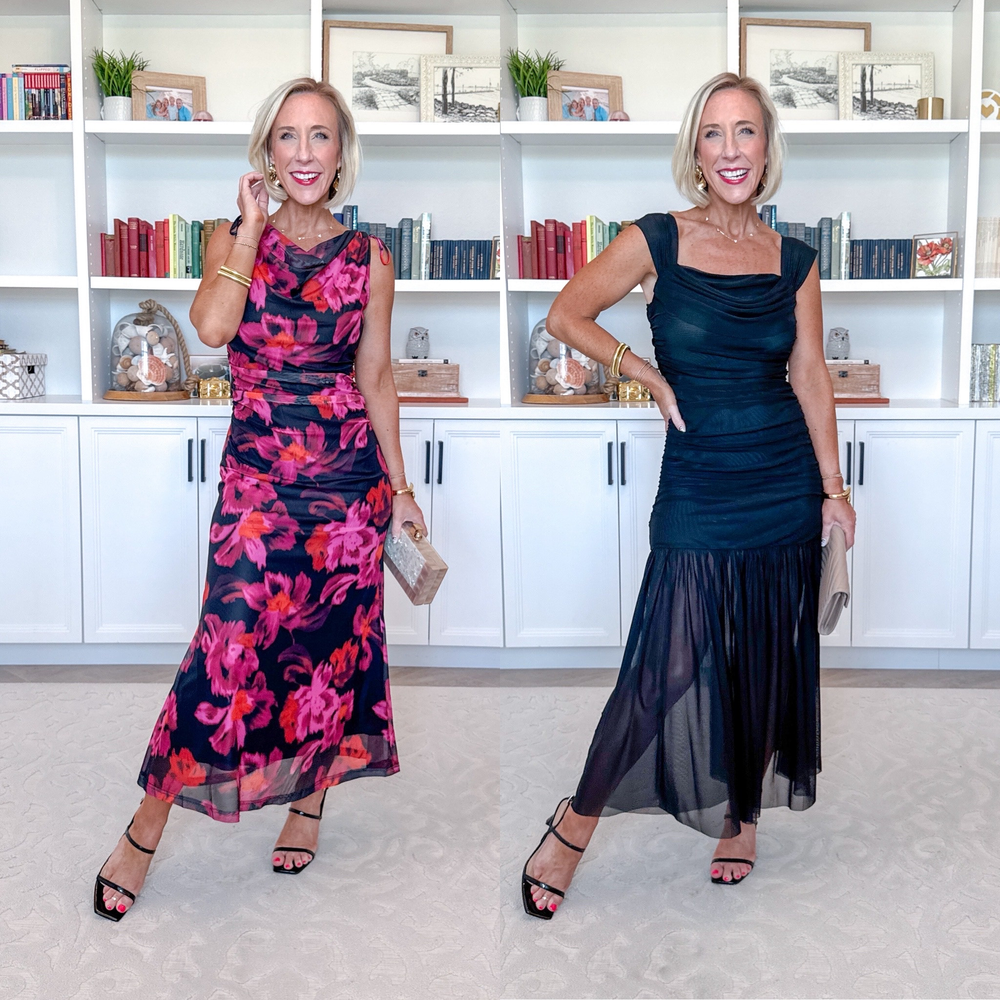 Amazon - wedding and special occasion dresses. Ruched Formal Flowy Maxi Dress - size small. 6 colors. Floral Mesh Bodycon Sleeveless Ruched Maxi Dress- size small. 9 colors. 

#LTKOver40#LTKSeasonal#LTKWedding 

 