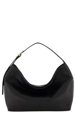 Vince Small Plonge Vivian Leather Hobo Bag in Black Cherry at Nordstrom | Nordstrom