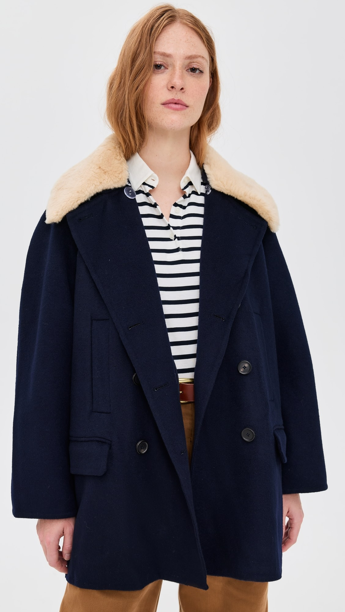 Astra Double Faced Peacoat | Shopbop