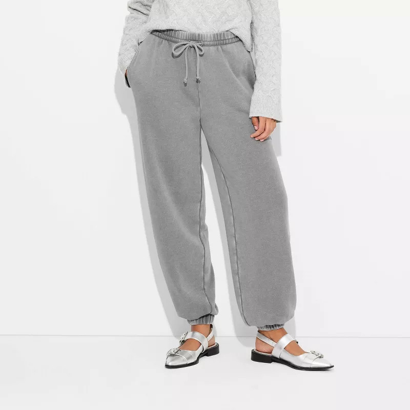 Women's High-Rise Baggy Joggers - Wild Fable™ | Target