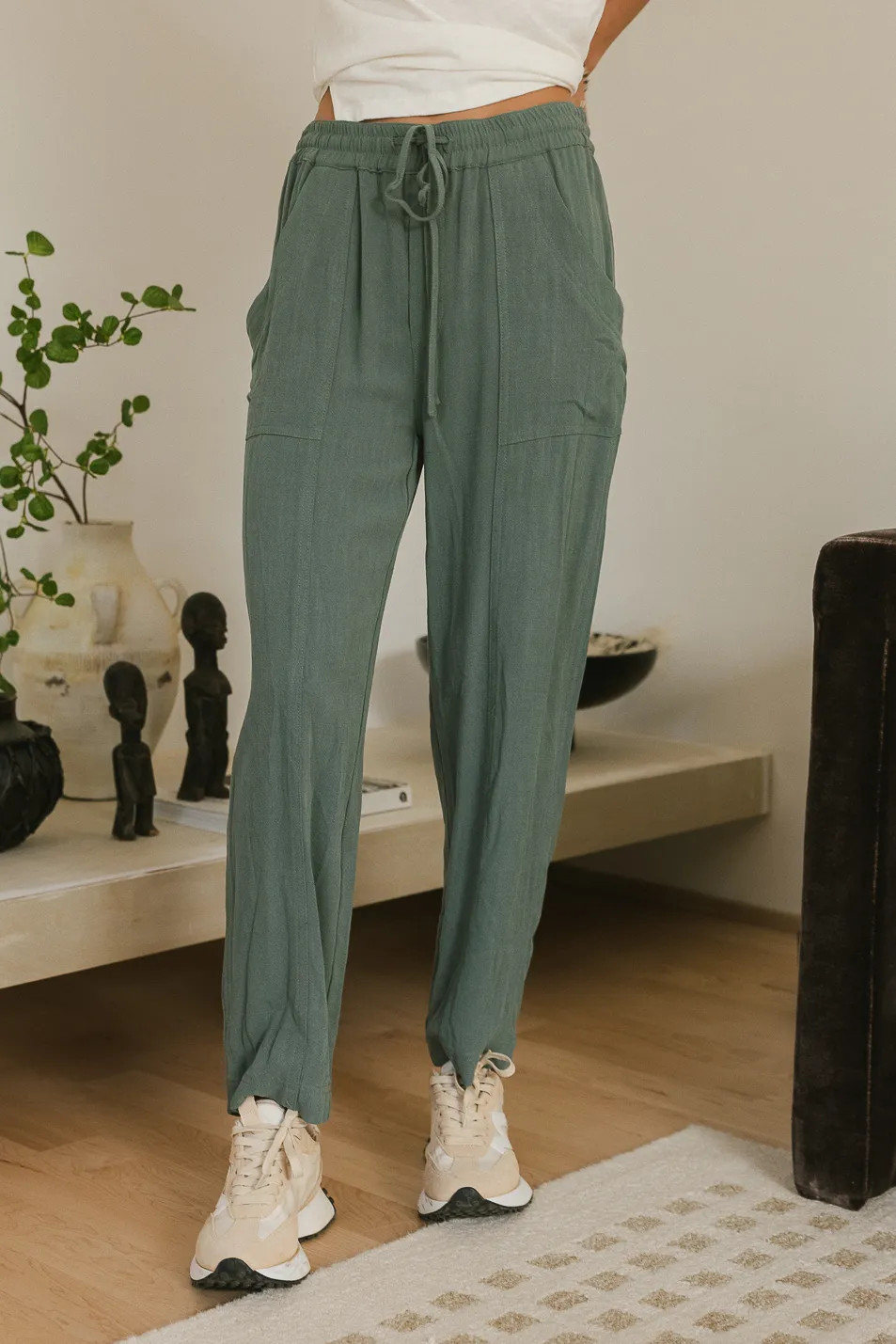 Laurence Pants in Teal | Böhme US