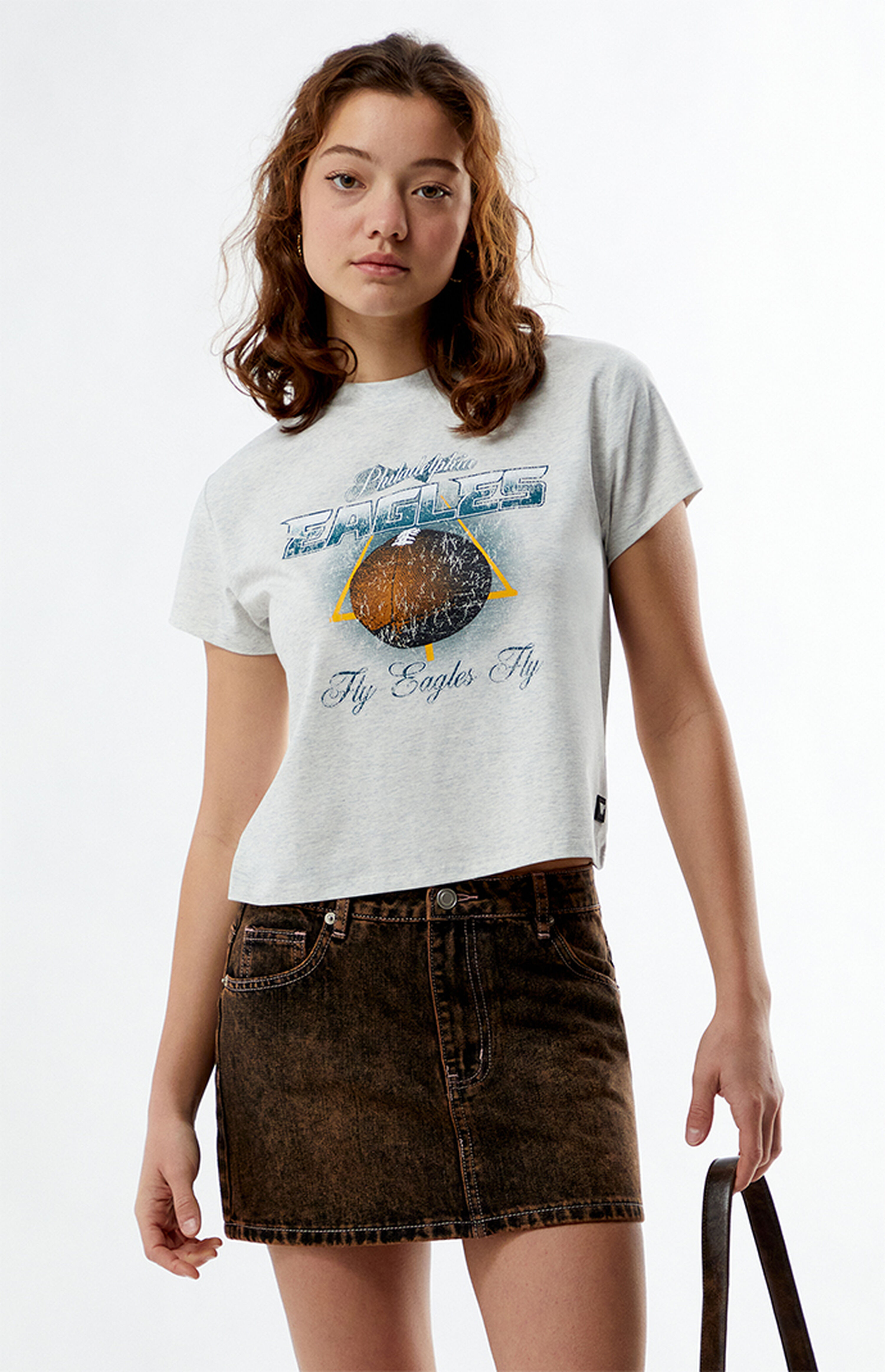 WILD COLLECTIVE NFL Wild Collective x PacSun Philadelphia Eagles Mini T-Shirt | PacSun