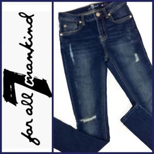 7 For All Mankind “The Skinny” Distressed Jeans 12 | Poshmark