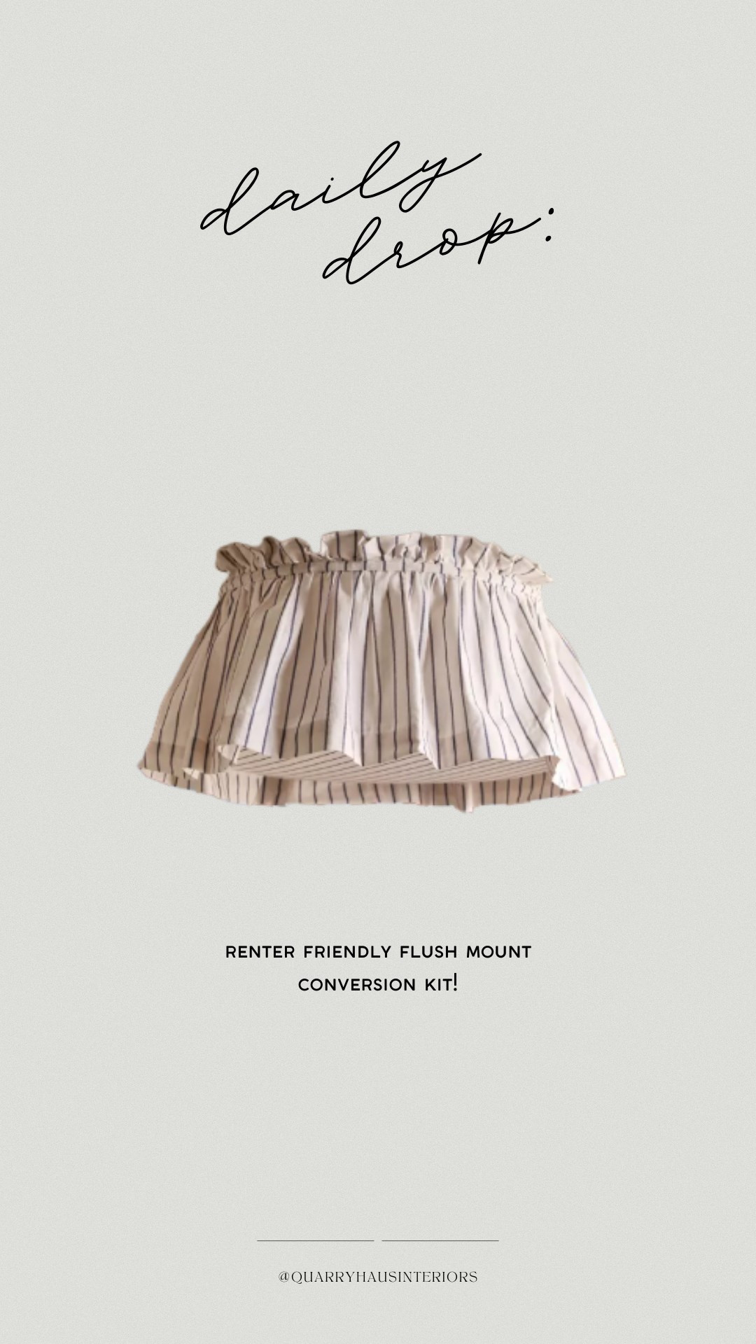 This flush mount conversion kit could be so cute in a boys room or nursery! No electrical work required, and is both budget and renter friendly! 

DIY ceiling lighting makeover 

#LTKHome #LTKFindsUnder100