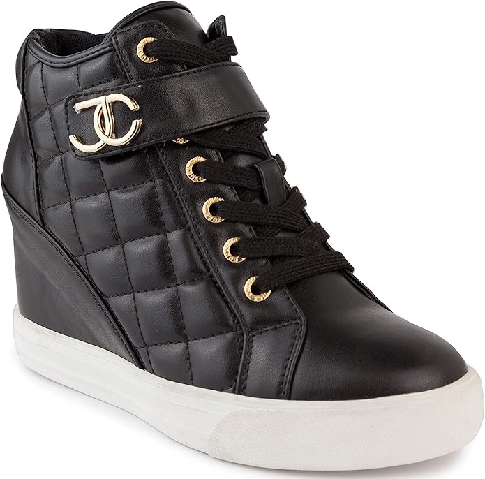 Juicy Couture Women's Platform Wedge Sneakers High-Top Shoes-Journey | Amazon (CA)