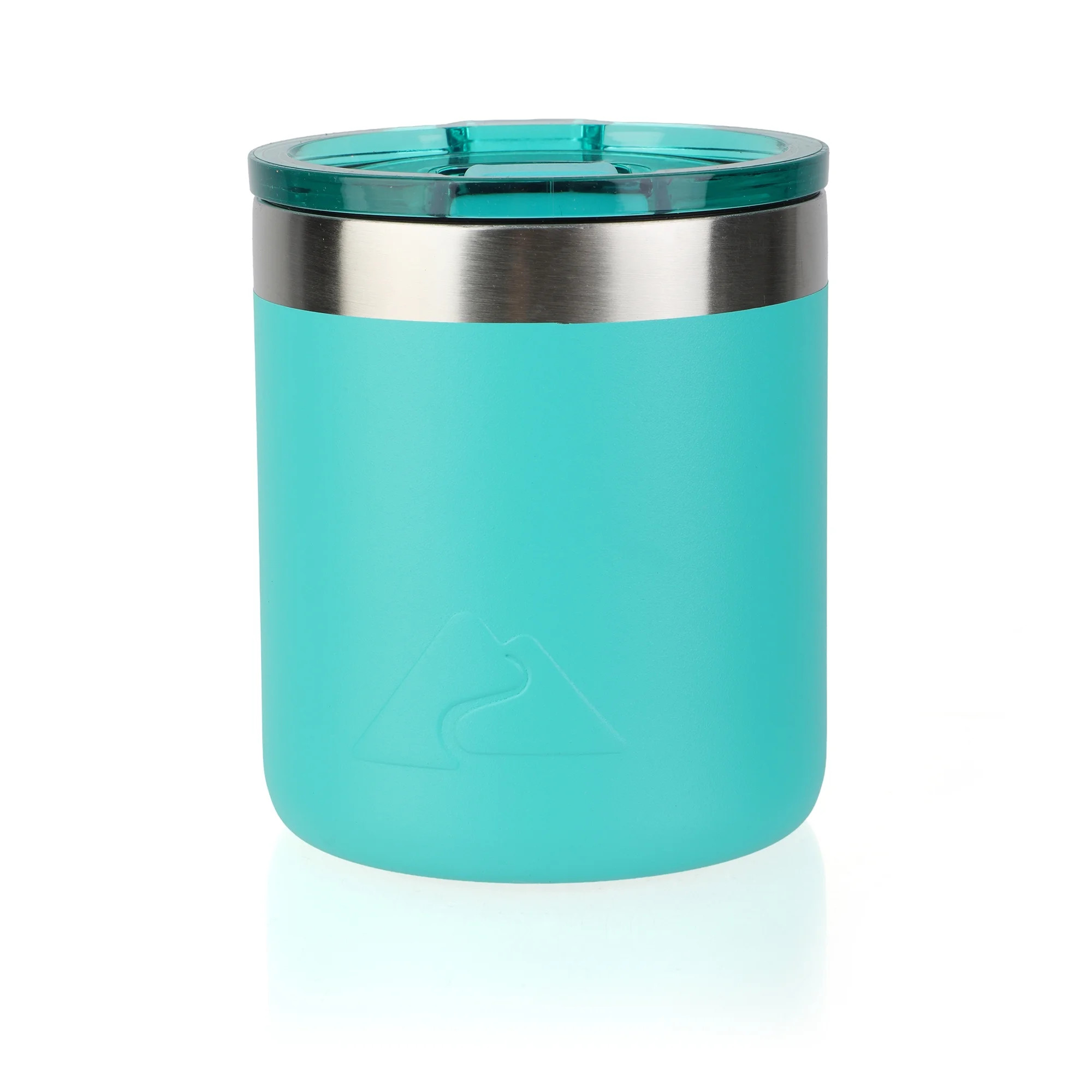 Ozark Trail 10oz Ceramic Lined Stainless Steel Lowball Tumbler with Magnetic Tritan Transparent S... | Walmart (US)