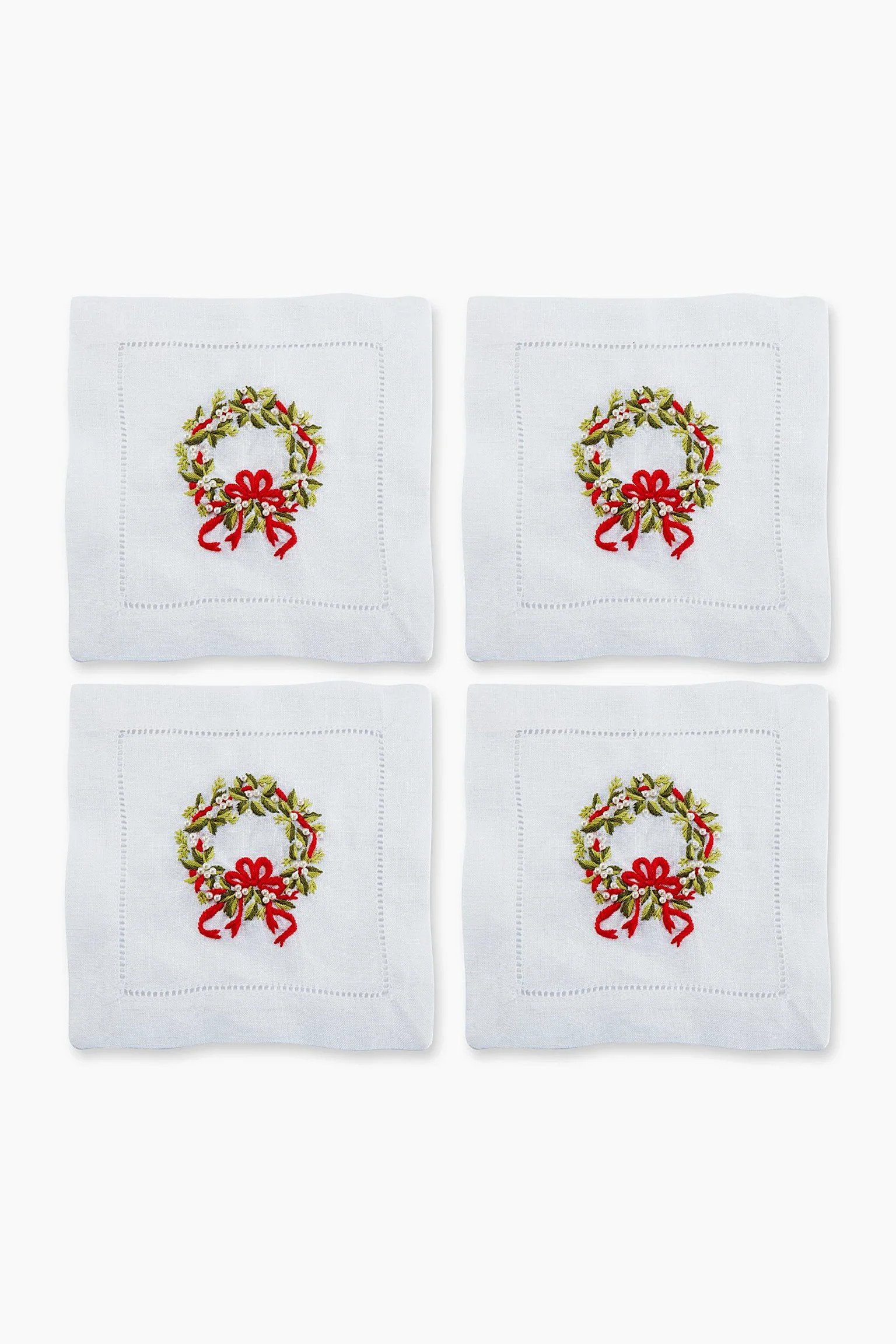 Pearl Wreath Cocktail Napkins | Tuckernuck (US)