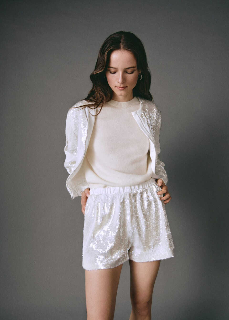 Sequin shorts | MANGO (US)