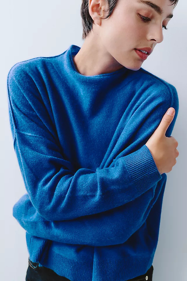Alani 100% Cashmere Mock-Neck Sweater | Anthropologie (US)