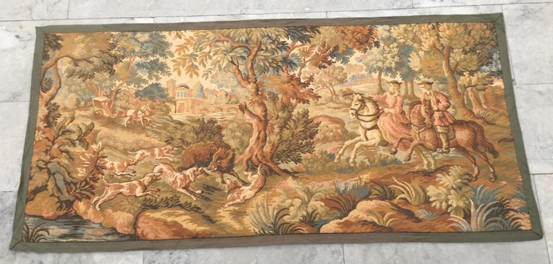 3x5 French Tapestry, Vintage Pictorial Tapestry Stunning Tapestry, Authentic Tapestry, Home Decor... | Etsy (US)