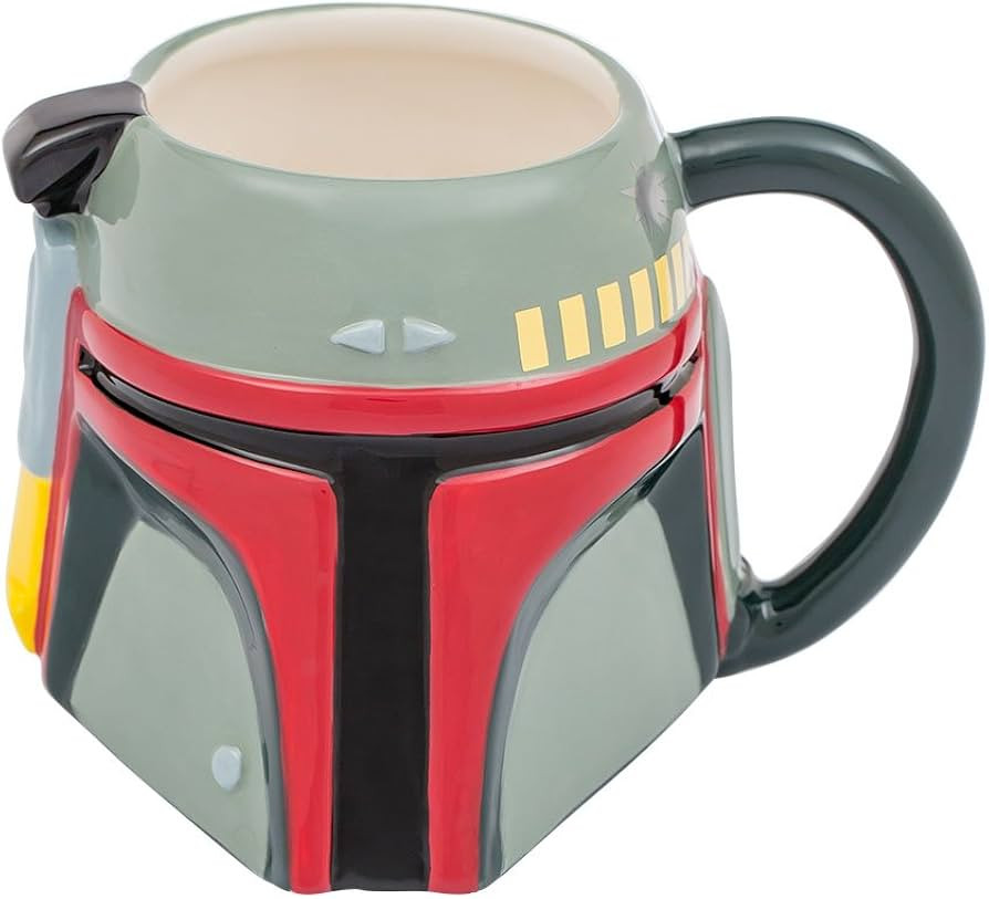 Vandor Star Wars Boba Fett 20 Ounce Ceramic Sculpted Mug | Amazon (US)
