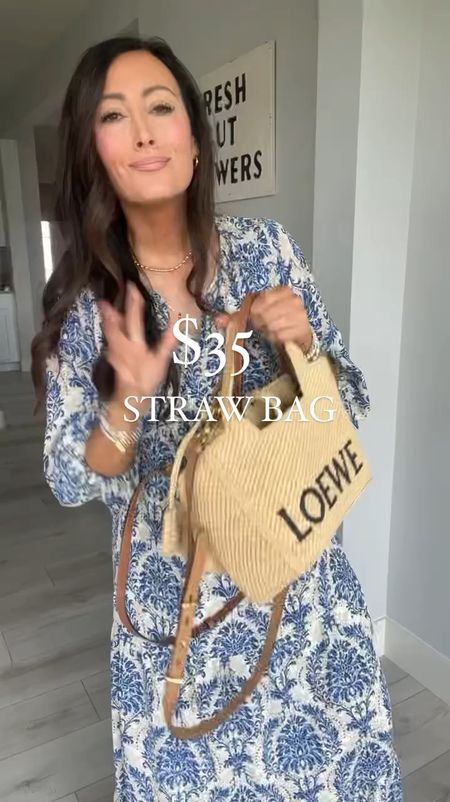 The cutest straw bag for $35!

#LTKstyletip #LTKfindsunder50 #LTKVideo