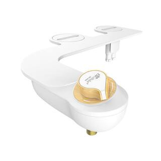 BIO BIDET Essential Non-Electric Bidet Attachment System in White HD-4000 - The Home Depot | The Home Depot