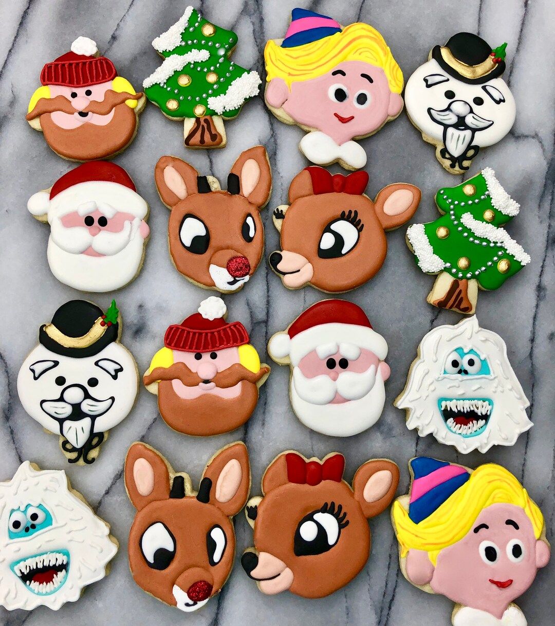 Reindeer and Friends Christmas Cookies - Etsy | Etsy (US)