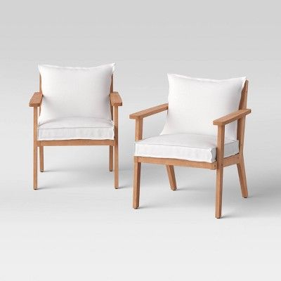 Payson 2pk Small Space Patio Chairs - Threshold™ designed with Studio McGee | Target
