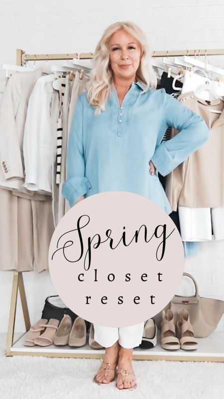 Here are three steps to reset your closet this Spring!

#LTKover40 #LTKstyletip #LTKhome