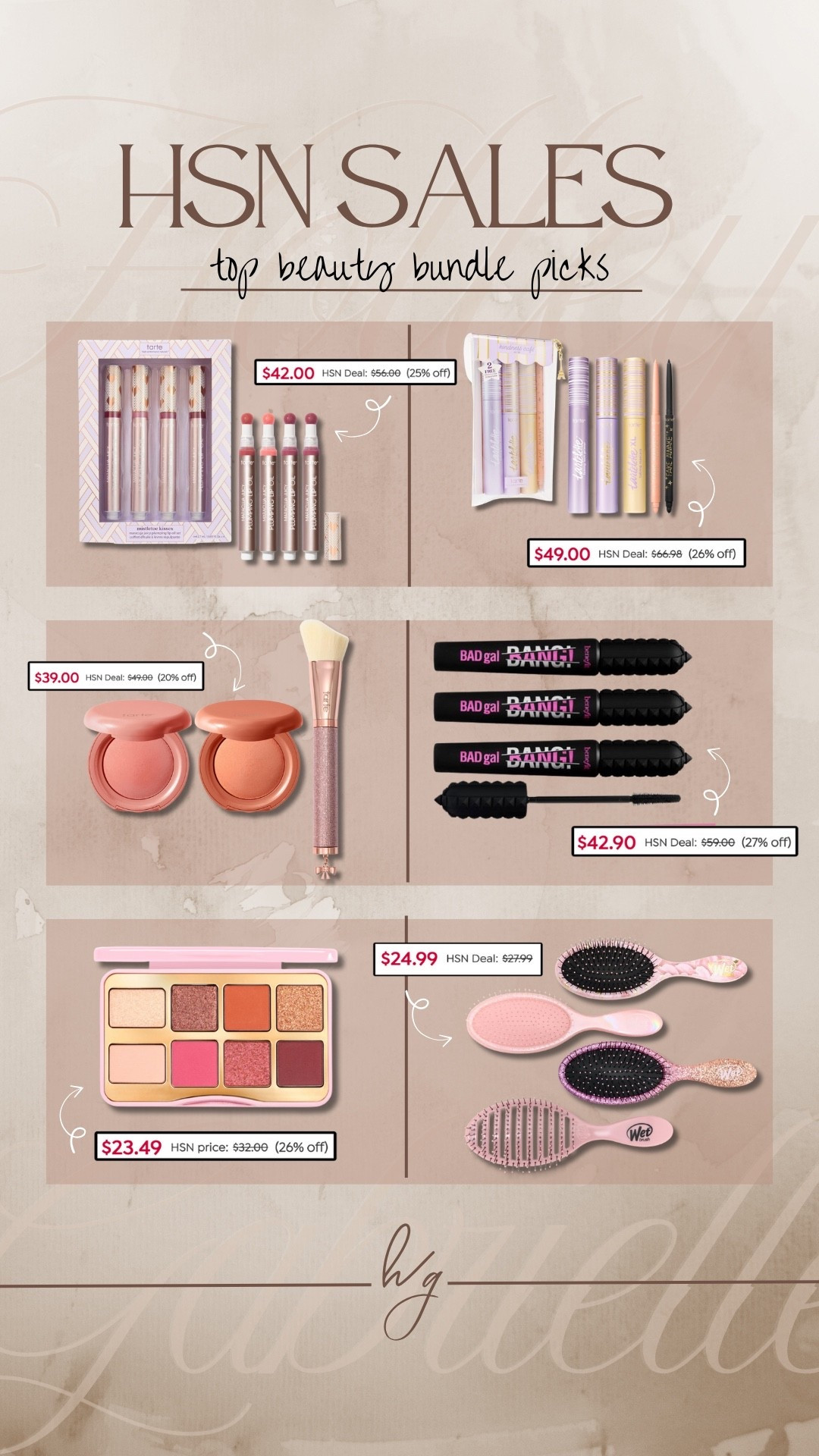 Today is FREE SHIPPING on all orders for @HSN 🤎 sharing a couple of my fave bundles  right now & a few other finds! NEW customers can use code WELCOME2025 for an extra $15 off! ✨

 Too faced / beauty finds / tubing mascara / cosmetics / gift ideas for her / Holley Gabrielle / tubing mascara / badgal bang mascara 

#LTKGiftGuide #LTKSaleAlert #LTKFindsUnder100