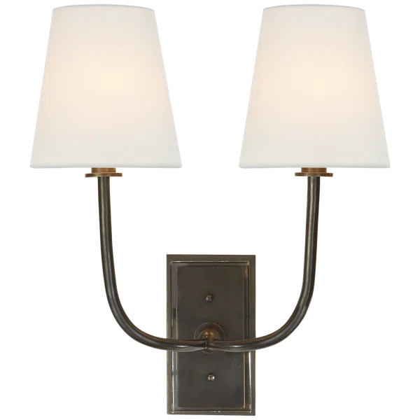 Hulton Solid Brass Armed Sconce | Wayfair North America