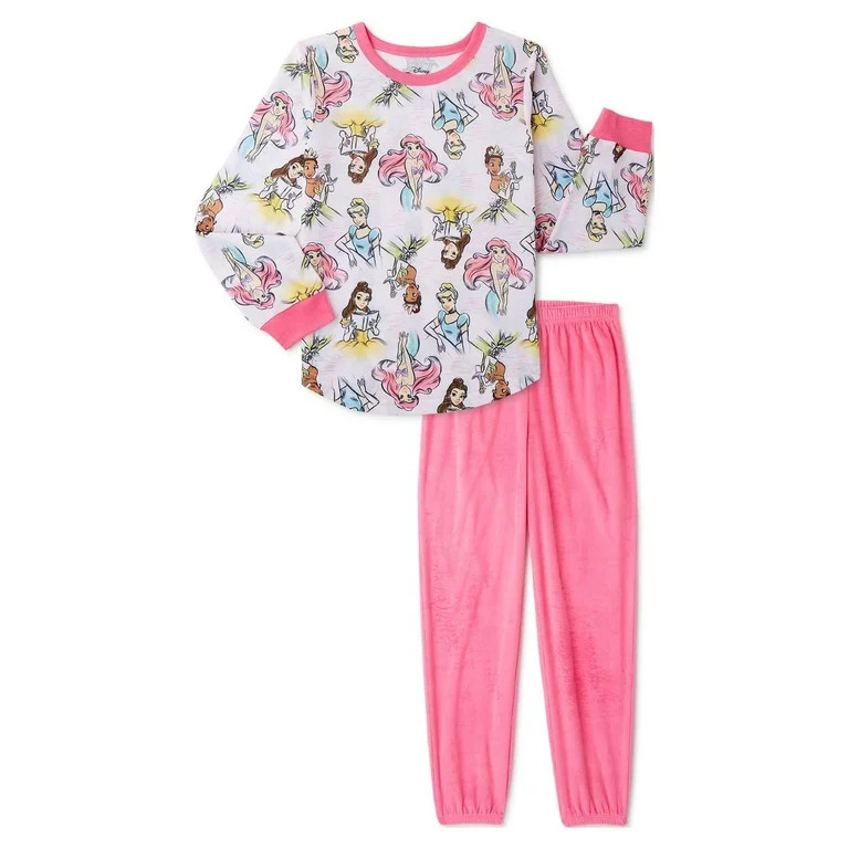 Disney Princess Girls Pajama Set, Sizes 4-12 | Walmart (US)