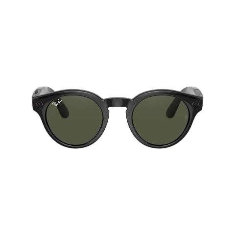 Amazon.com: Ray-Ban Stories|Wayfarer Square Smart Glasses, Shiny Brown/Brown Gradient,53mm : Elec... | Amazon (US)