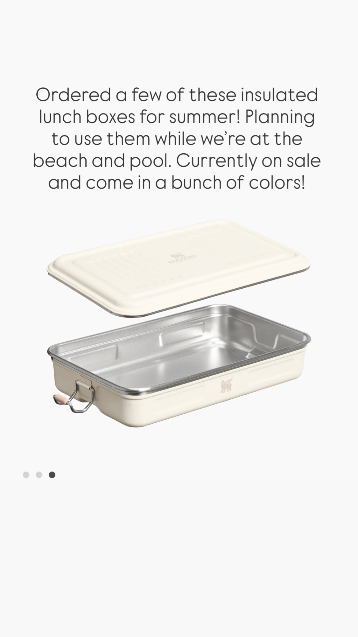 Ordered a few of these Stanley insulated lunch boxes for summer! Planning to use them while we’re at the beach and pool. Currently on sale and come in a bunch of colors!

#LTKSaleAlert #LTKdayinmylife #LTKKids