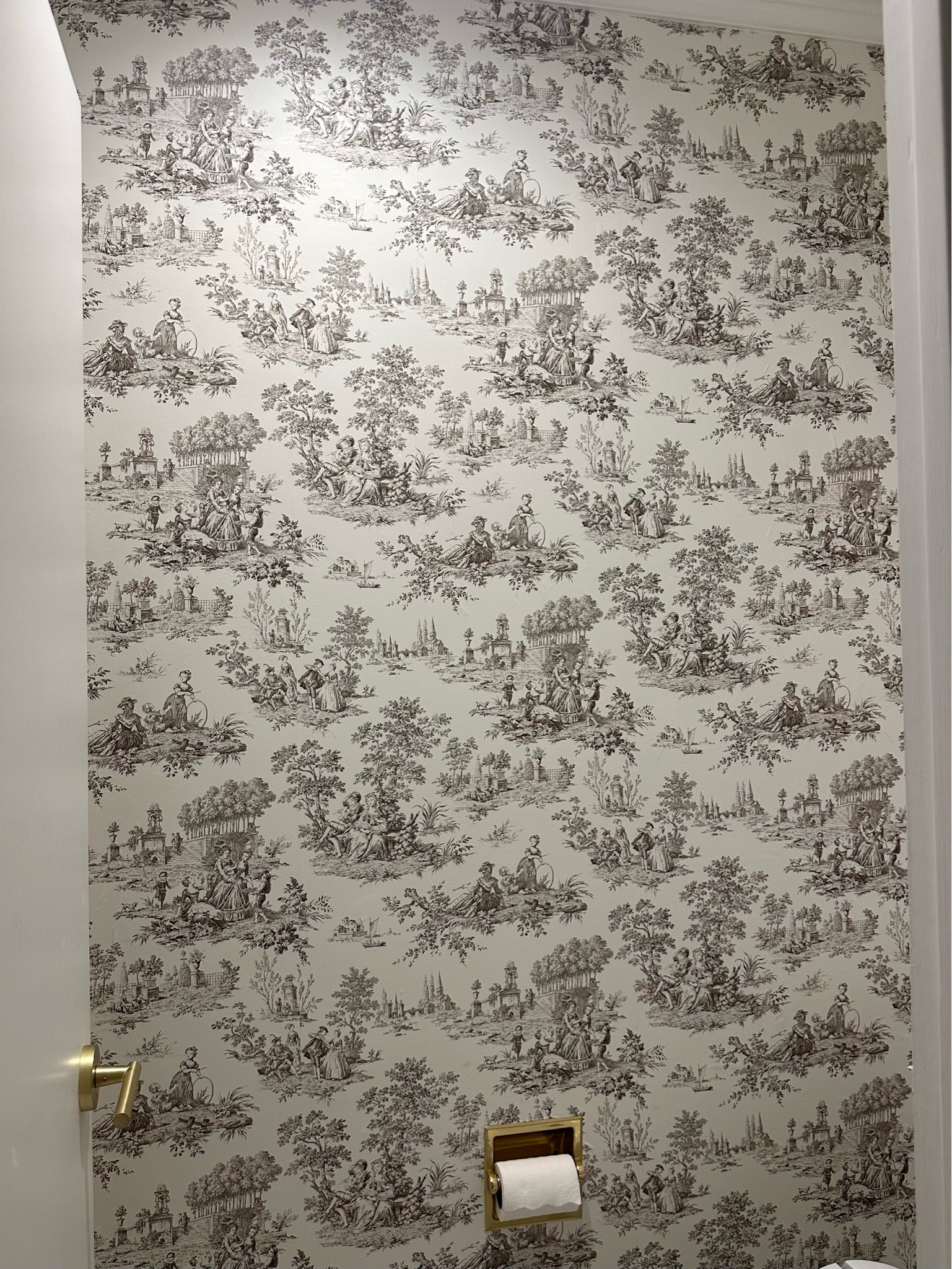 The wallpaper I used in our water closet! You can type in your wall dimensions and it will calculate the amount you need. 

#LTKStyleTip #LTKSaleAlert #LTKHome