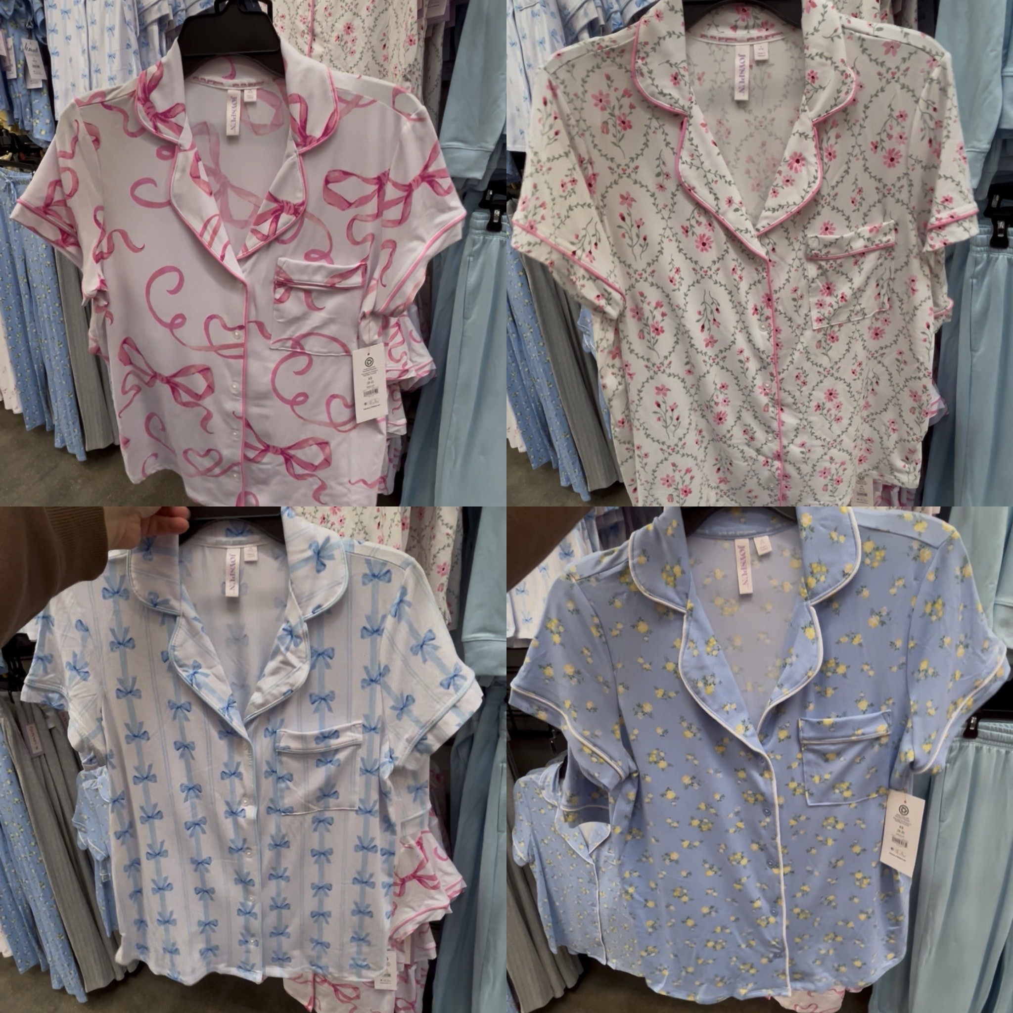 How adorable are these new pajama sets at Walmart?? Not a ton of sizes in stock for shipping right now but check for pickup in your area!! Link below. #ad 