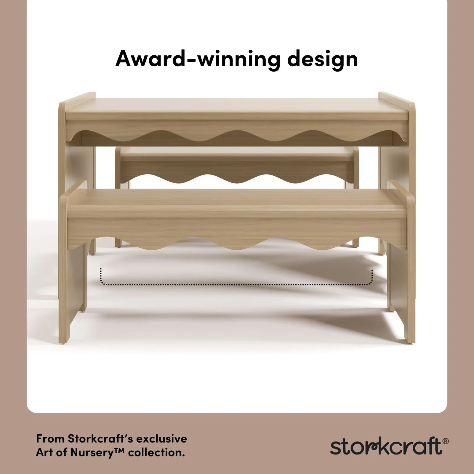 Casablanca Deluxe Montessori Indoor Kids Table And Bench Set | Birch Lane