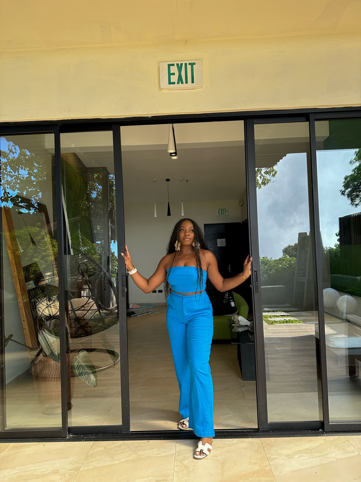 Vibrant two piece holiday set  