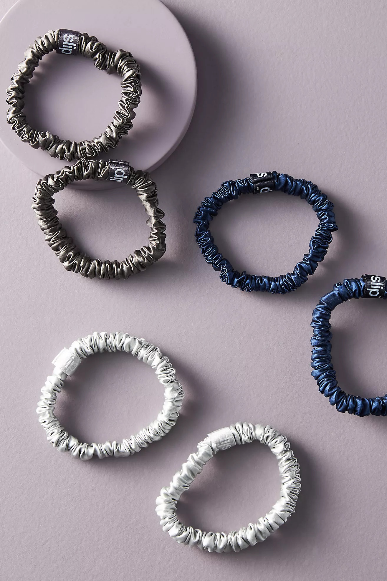 Slip Silk Skinny Scrunchie Set | Anthropologie (US)