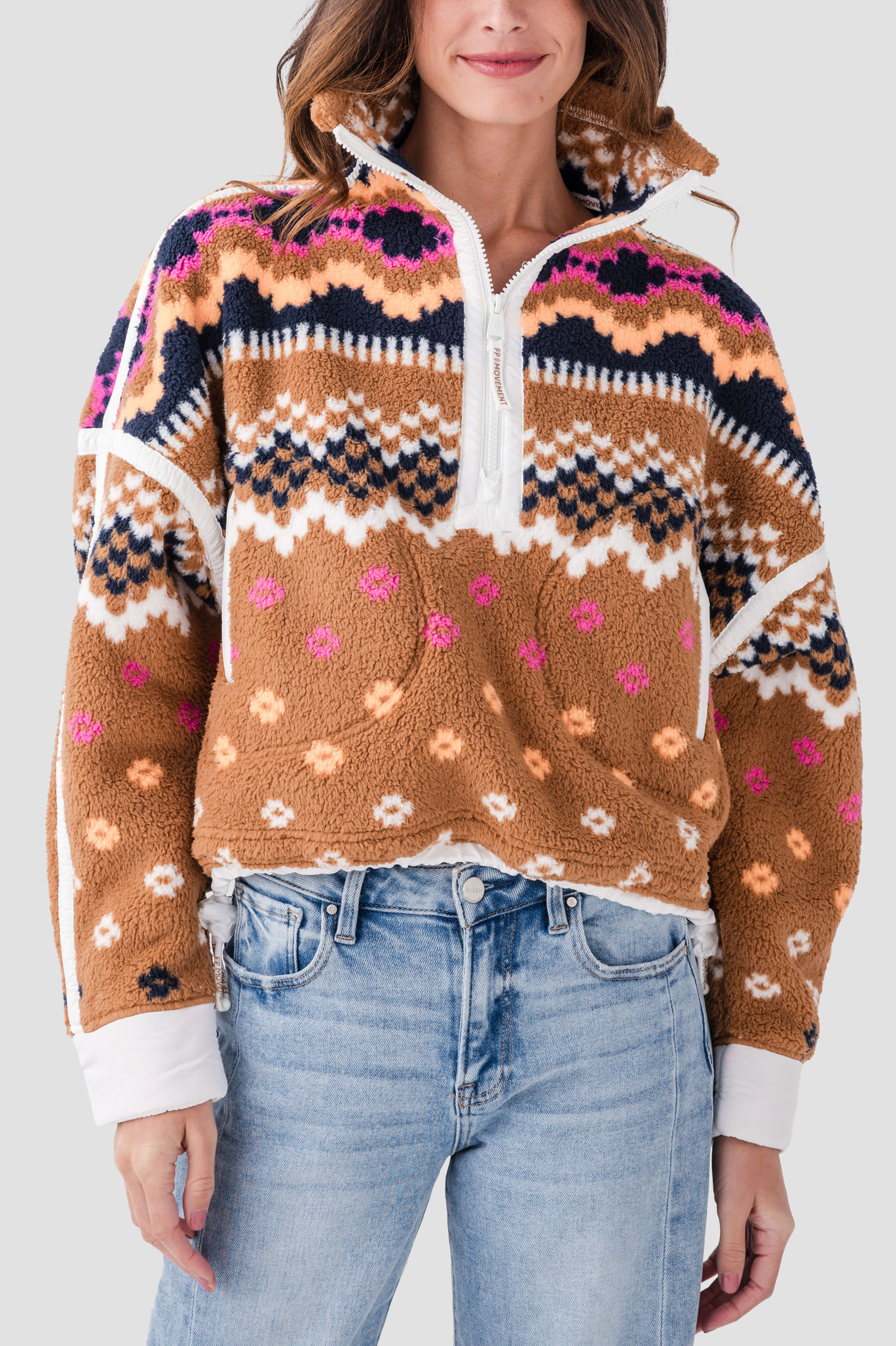 FP Movement Printed Mountain High 1/2 Zip | Social Threads