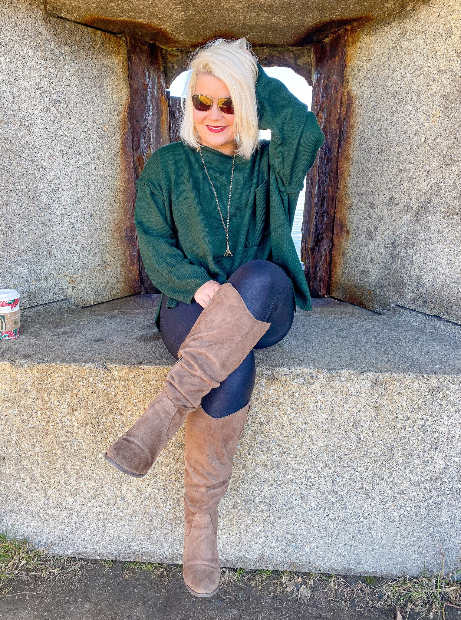 I love a good green sweater this time of year! It always makes things so festive! Fit is true to sie 

#LTKCyberweek #LTKHoliday #LTKSeasonal