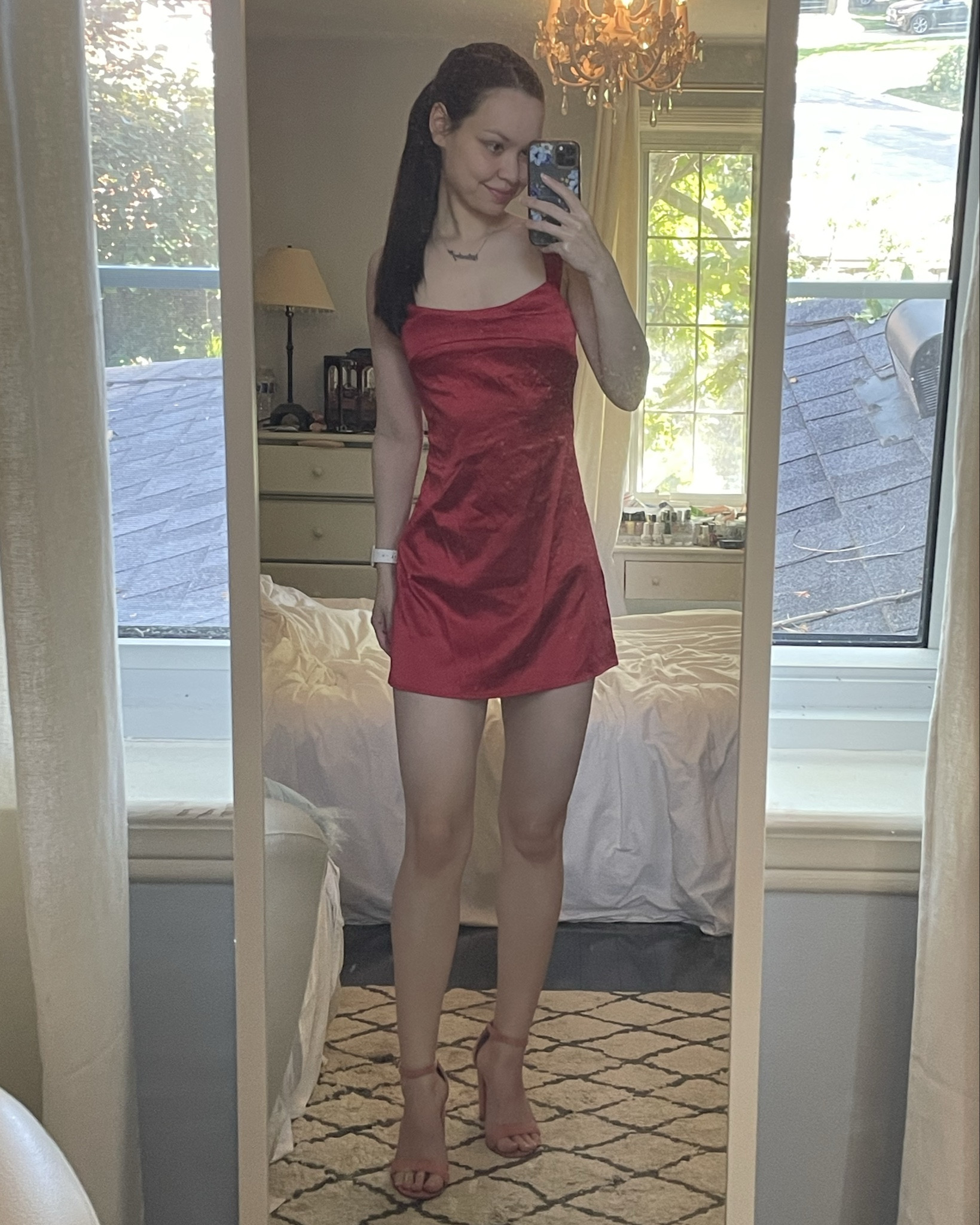 Peppermayo Odette Satin Mini Dress - Red
Wearing size US0 / AU4
Measurements: 30-24-34, 5’5, 105lbs

#LTKdresses #LTKpartywear #LTKdatenight