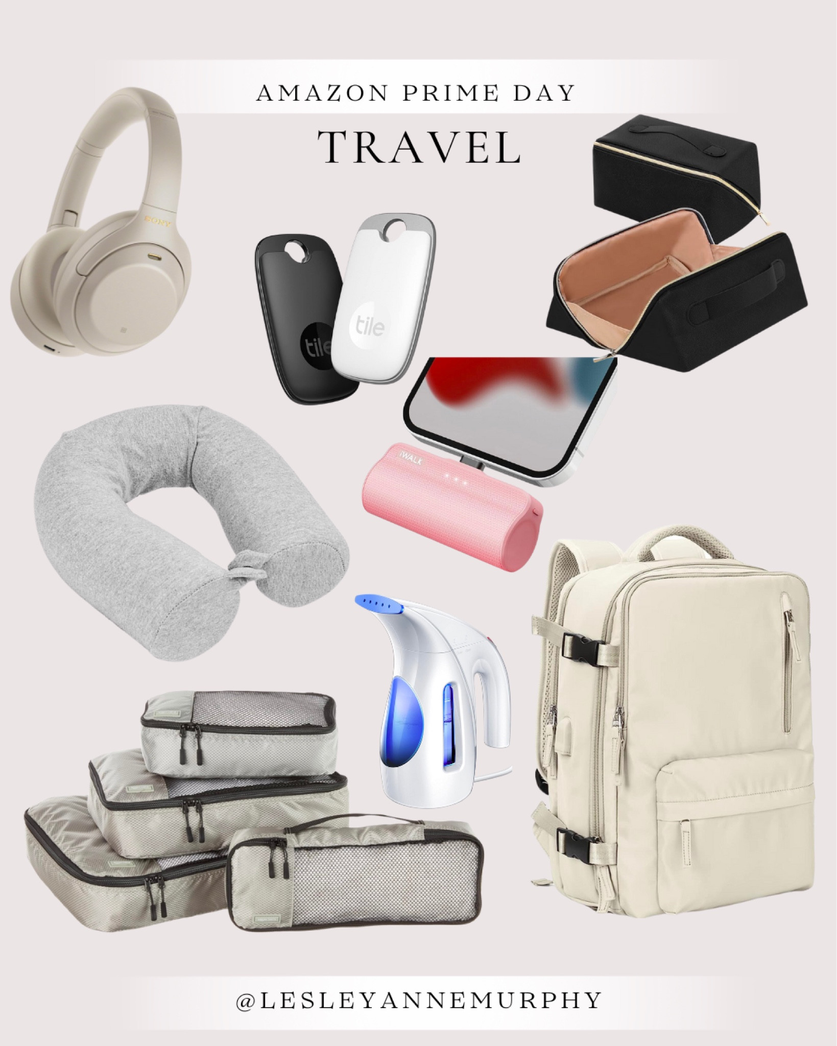 Amazon Prime Day travel picks! I’m a sucker for a toiletry bag with a wide opening and am that girl that always has a dual voltage steamer on hand. 💁‍♀️

#LTKsalealert #LTKtravel #LTKxPrime