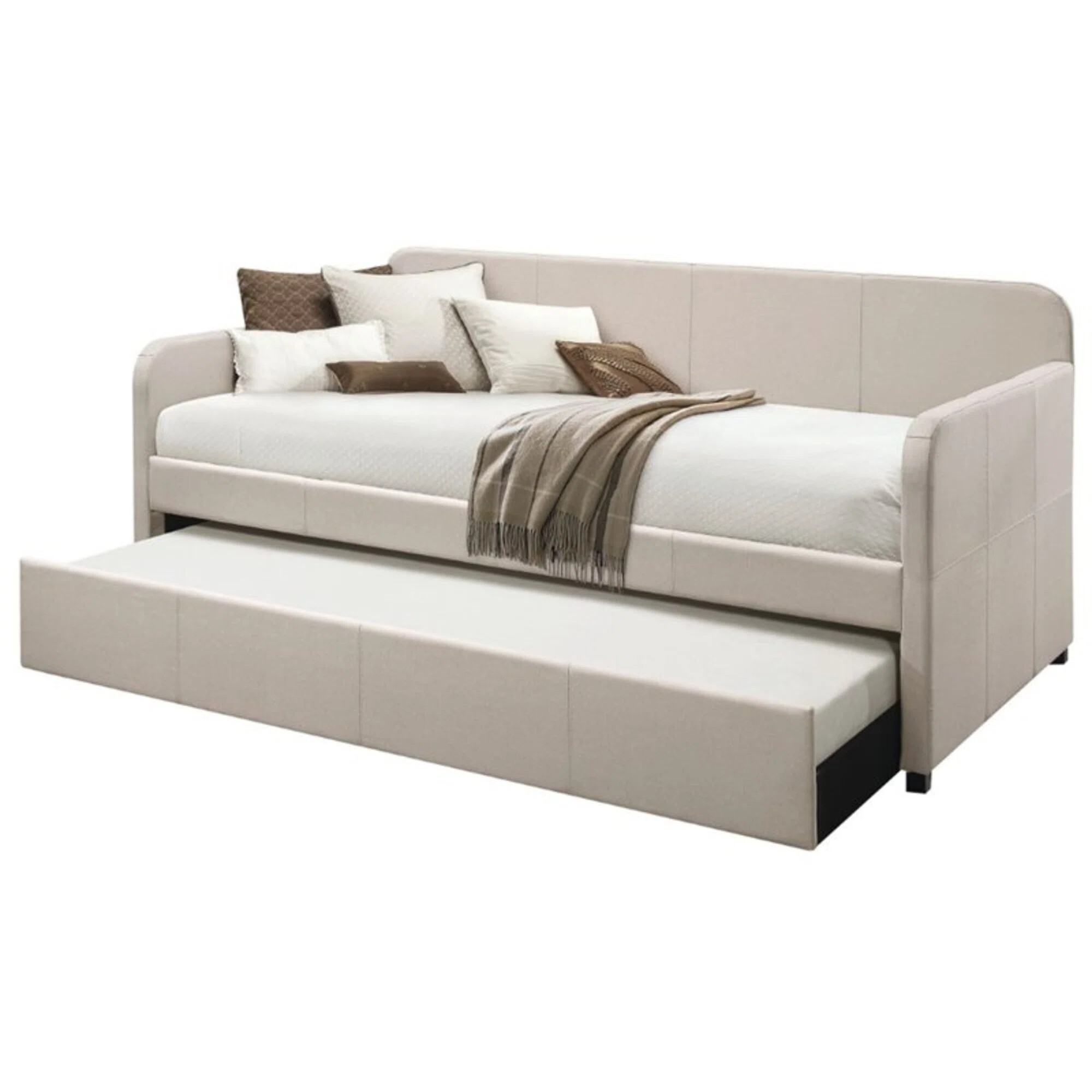 Upholstered Daybed with Trundle | Wayfair North America