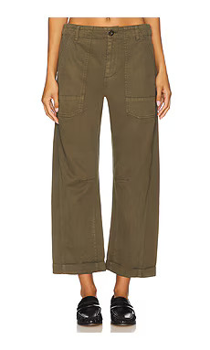 PISTOLA Tori Bowed Utility Pant in Sequoia from Revolve.com | Revolve Clothing (Global)