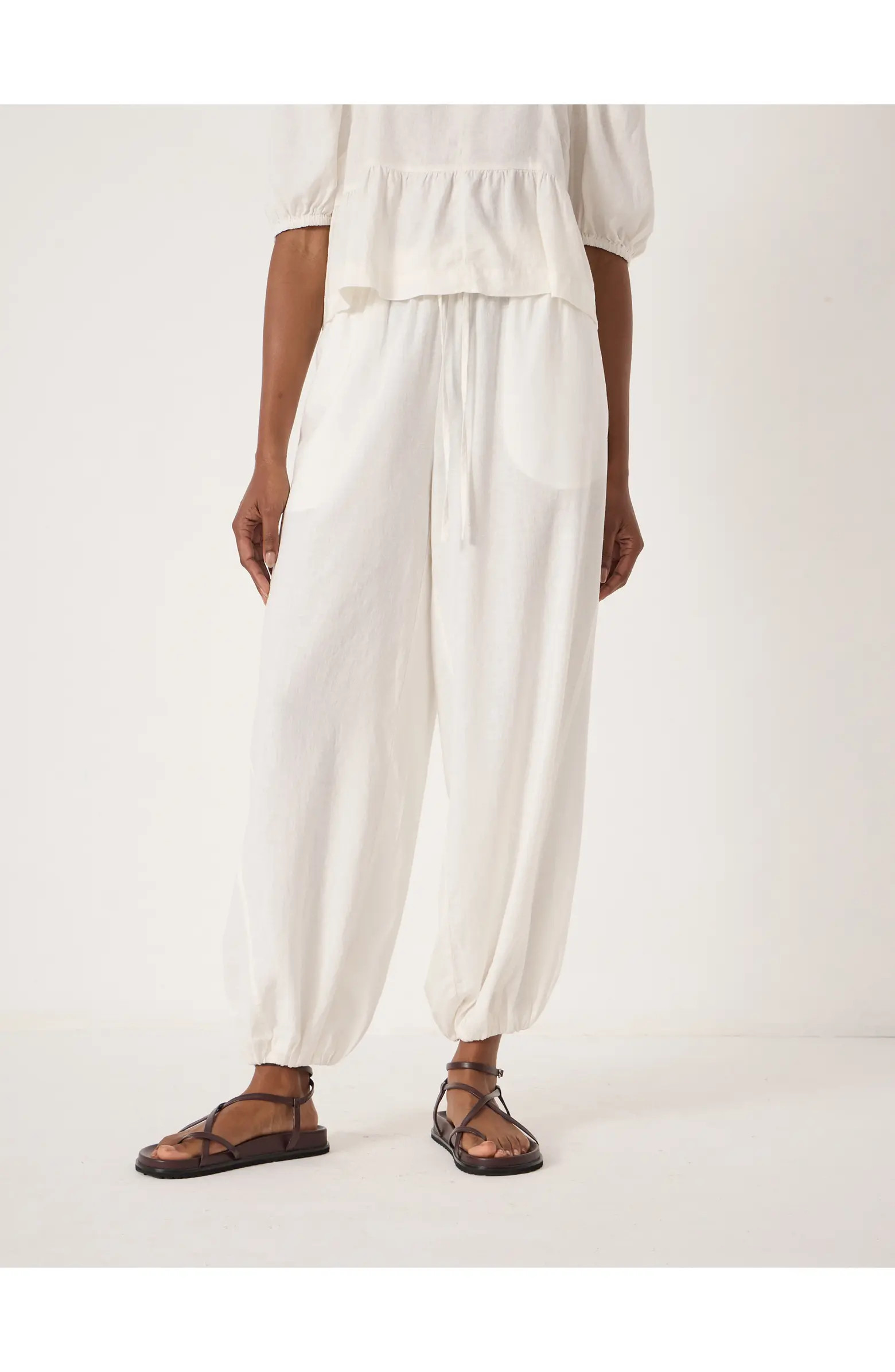Tove Linen Balloon Beach Pants | Nordstrom