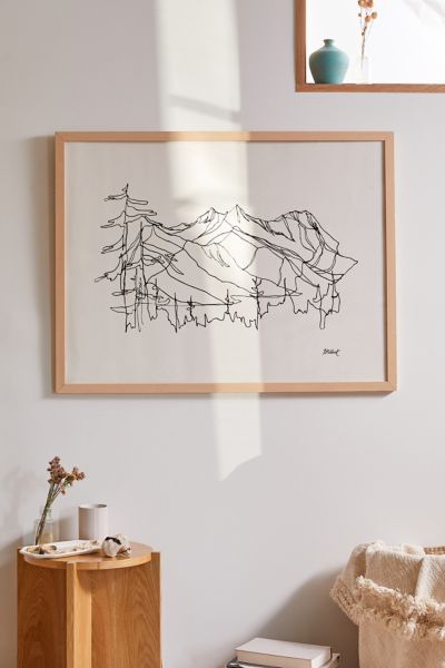 Jessa Gilbert Squamish Summits Art Print | Urban Outfitters (US and RoW)