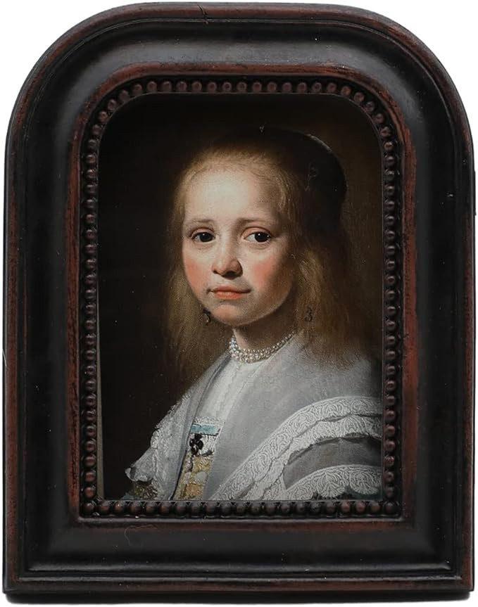 2.5x3.5 Vintage Picture Frame, Small Ornate Antique Brown Wallet Size Photo Frame, for Tabletop a... | Amazon (US)