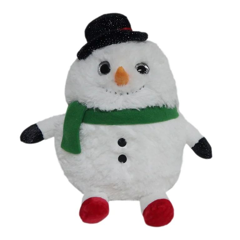 Holiday Time Plush Light Up Snowman | Walmart (US)