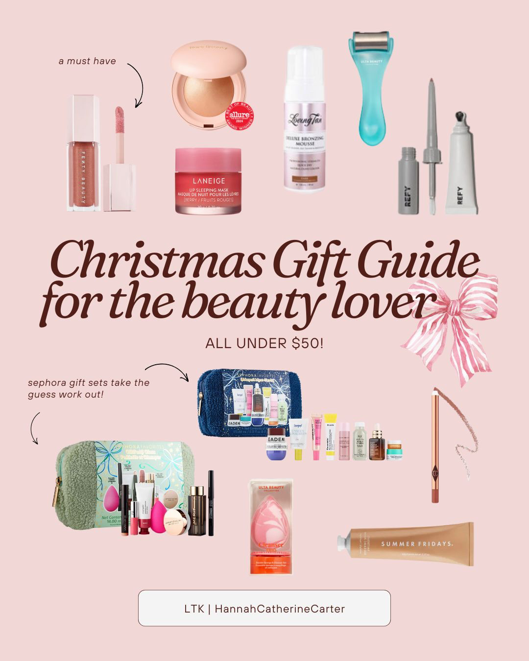 christmas gift ideas for the beauty lover 

 #LTKGiftGuide #LTKHoliday #LTKBeauty