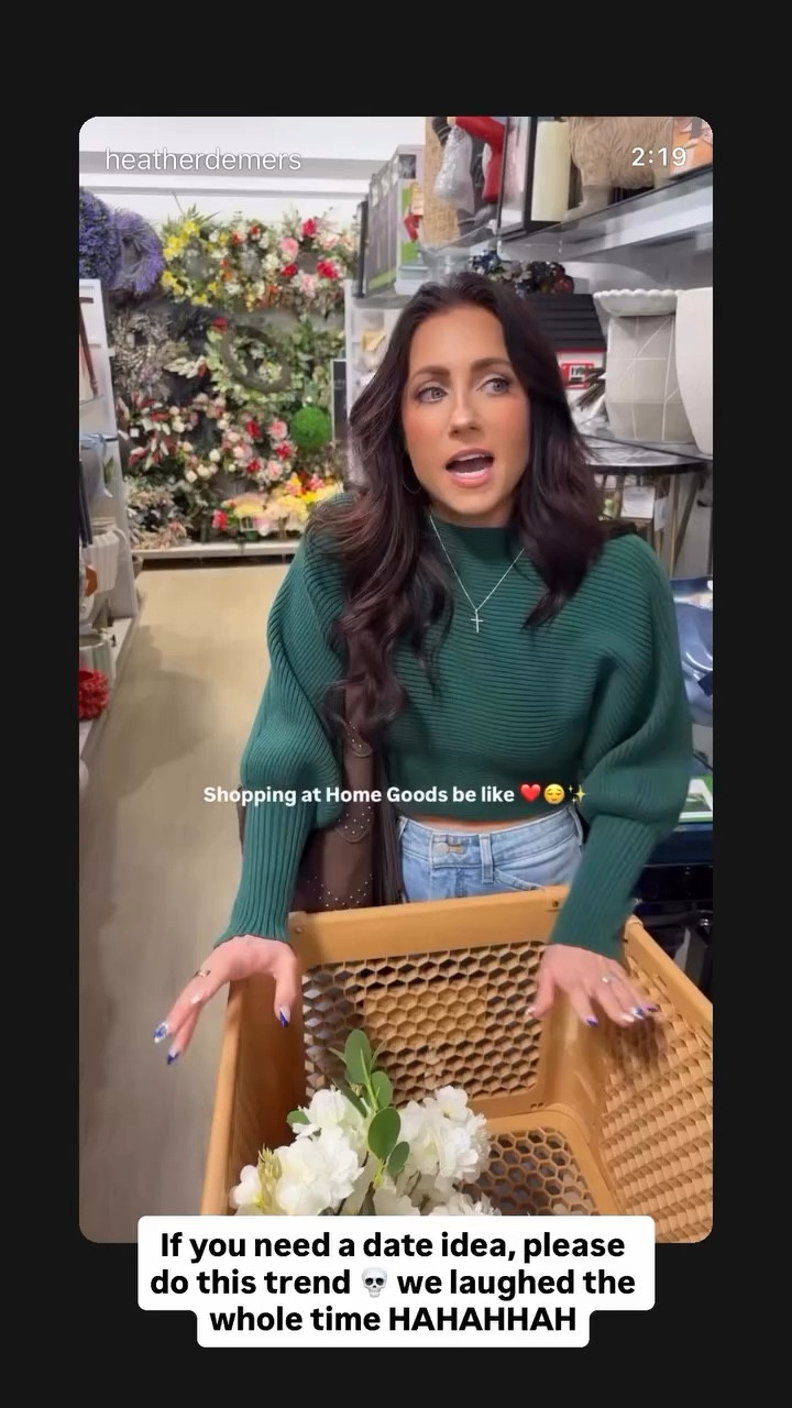 This trend is one of my favs!! 😂 We laughed and had the best time together! ❤️

datenight
homegoods
homegoodsfinds
 

 

#LTKdayinmylife #LTKHome #LTKstorytime