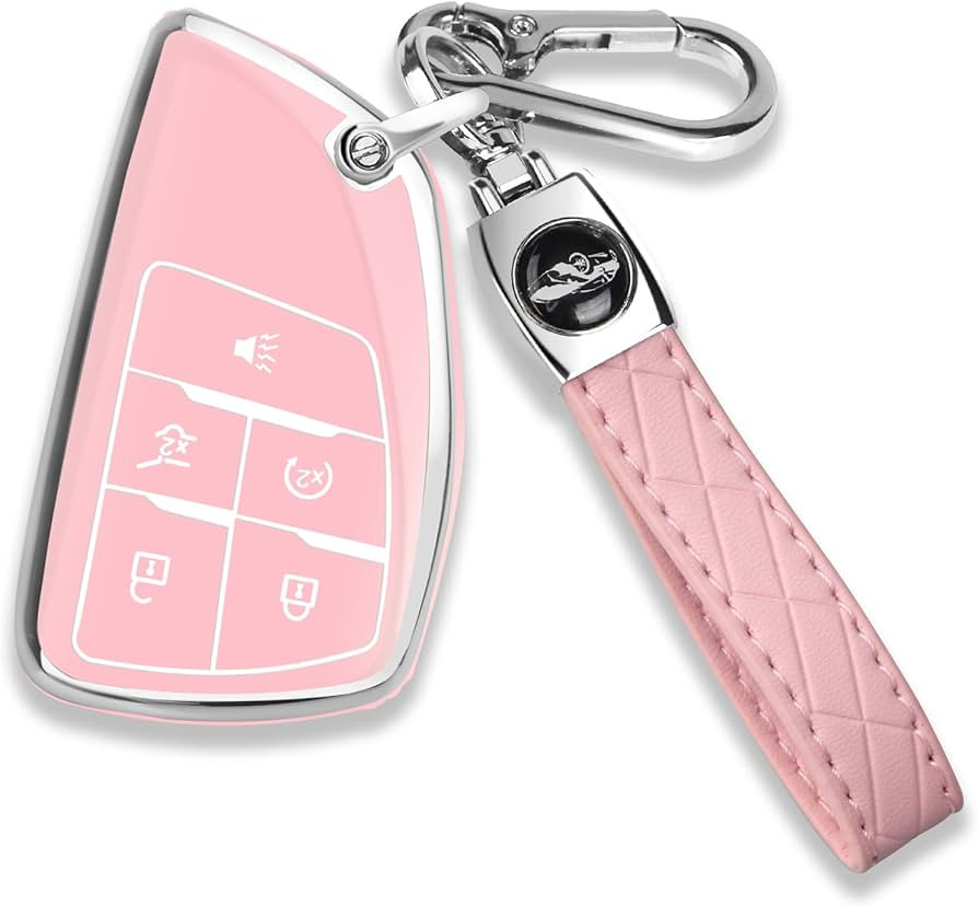 QBUC for Chevy Key Fob Cover with Keychain Soft TPU Protection Case Compatible with 2021-2025 Che... | Amazon (US)