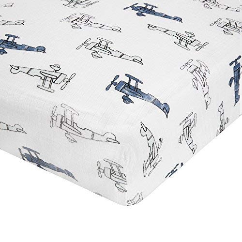 aden by aden + anais Classic Crib Sheet, 100% Cotton Muslin, Super Soft, Breathable, Tailored Snu... | Amazon (US)