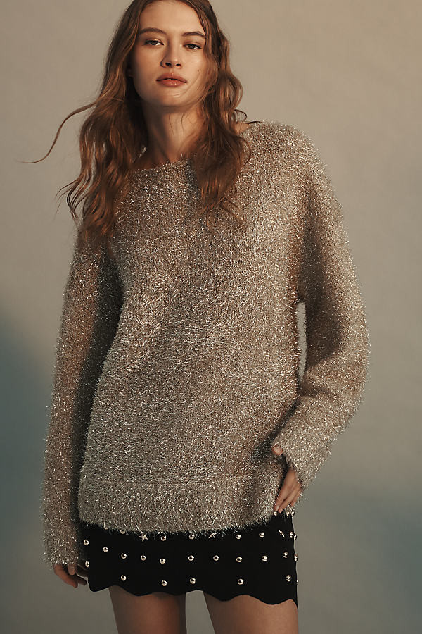 Pilcro Asymmetrical Off-The-Shoulder Sweater | Anthropologie (US)