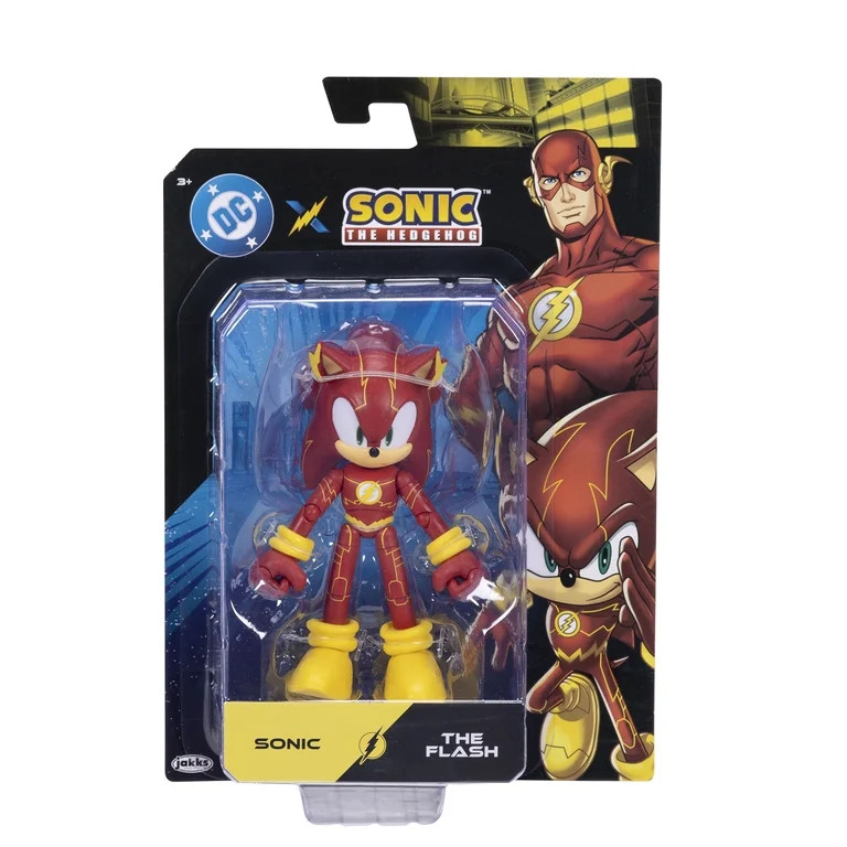 Sonic x DC Sonic As The Flash 5 Inch Action Figure | Walmart (US)