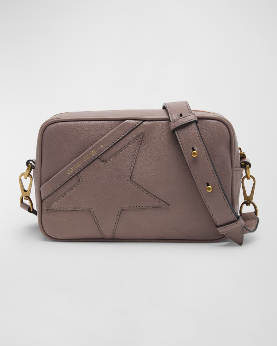 Golden Goose Star Zip Leather Camera Crossbody Bag | Neiman Marcus