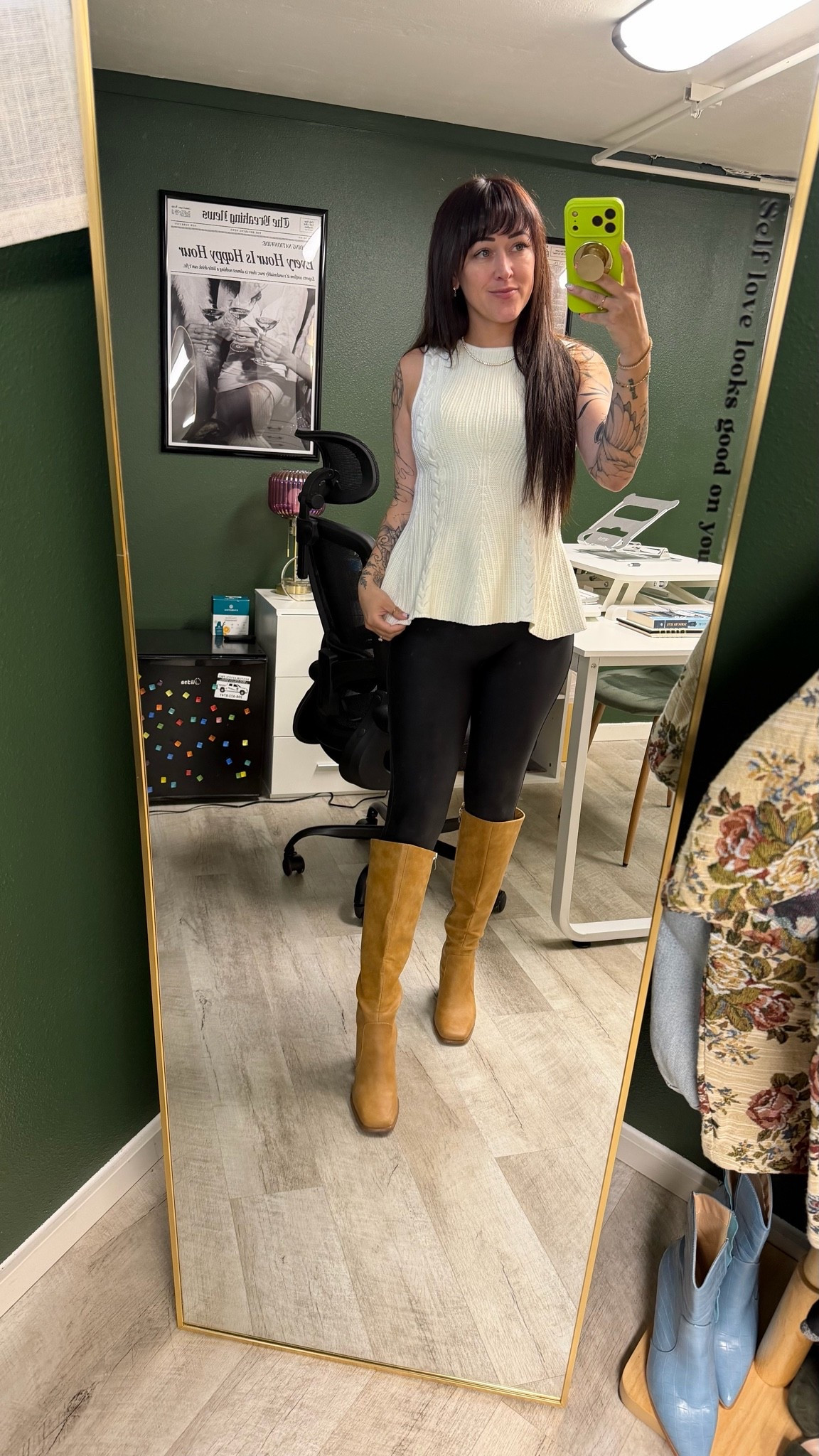 Bohme ribbed peplum sweater with spanx leggings and beige knee high boots

#LTKdayinmylife #LTKSeasonal #LTKPetite