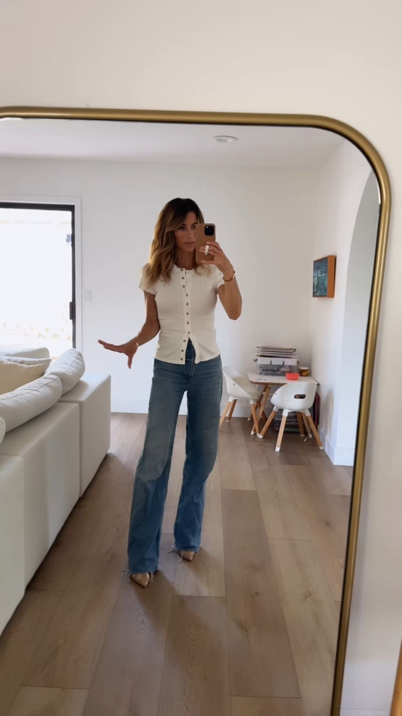 Styling my Zara jeans for this transitional fall weather! My top is almost sold out, but I linked a few really good similar options. The heels are old so I added a few that are on sale at DSW right now :) 
 

 #LTKSeasonal #LTKSaleAlert #LTKStyleTip